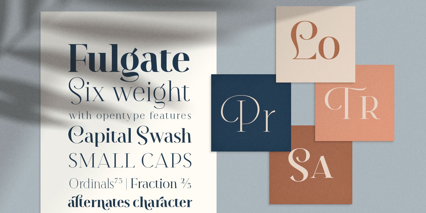 Fulgate Bold Font preview
